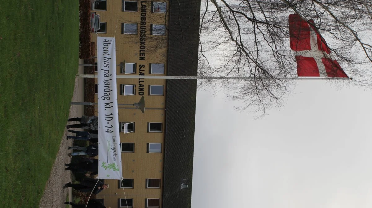 Åbent hus-arrangementet er en oplagt mulighed for at få et indblik i hverdagen på Landbrugsskolen Sjælland. Foto: Jesper Hallgren 