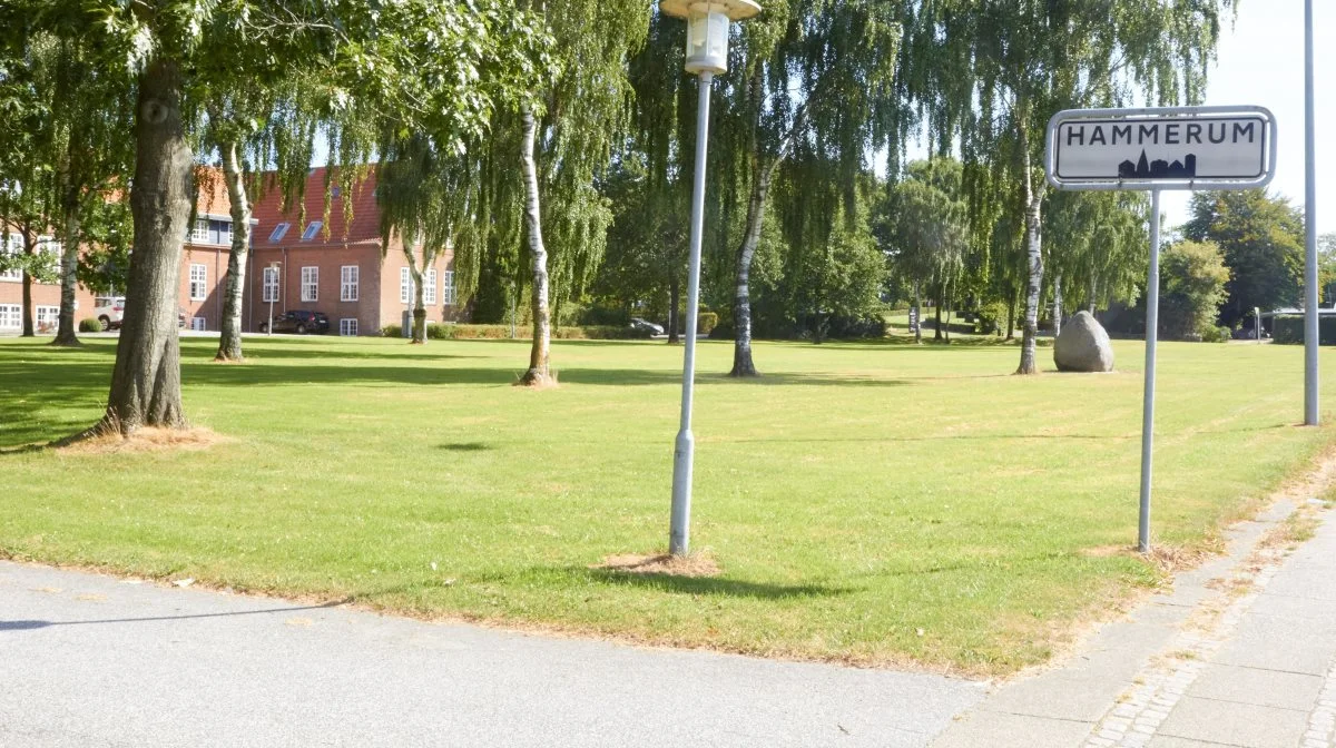 Agroskolen i Hammerum er sat til salg i offentligt udbud. Arkivfoto: Tenna Bang