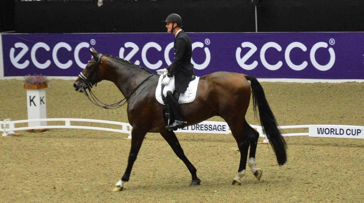 OL-rytter Daniel Bachmann Andersen bliver testrytter i Unghestechampionatet i dressur. Arkivfoto: Camilla Bønløkke