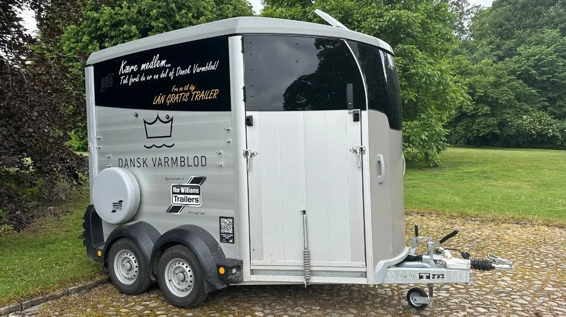 Dansk Varmblods medlemmer kan gratis låne en hestetrailer i hele landet. Foto: Dansk Varmblod