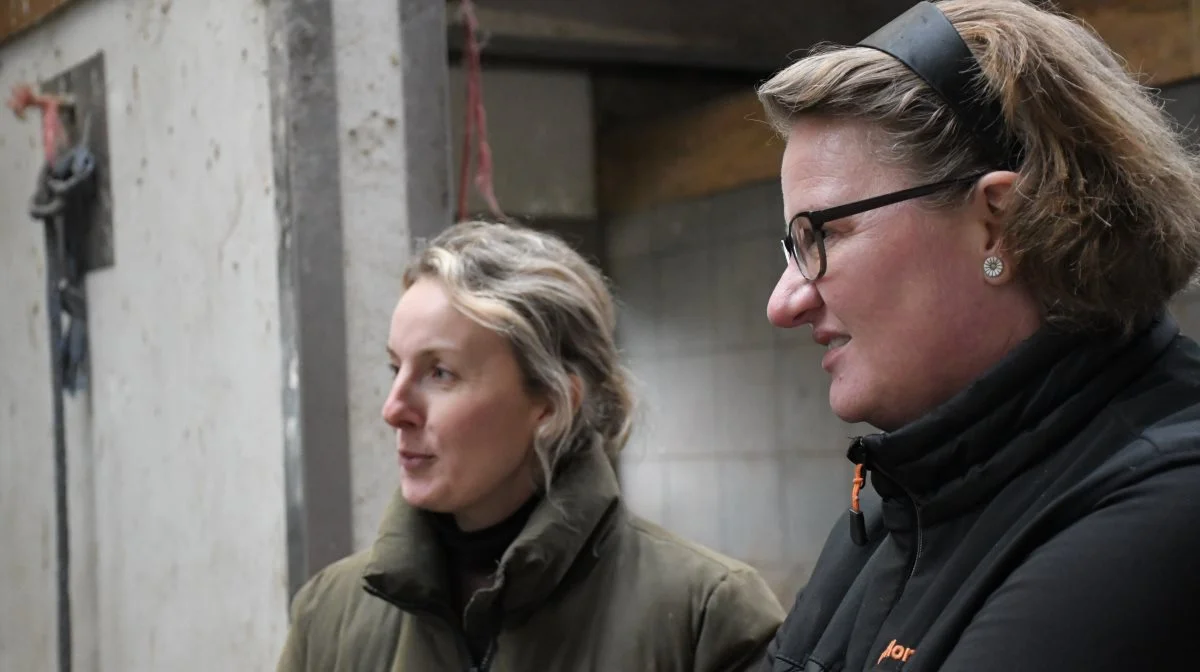 Rikke Bonde og Lillian Hestekjær (th).