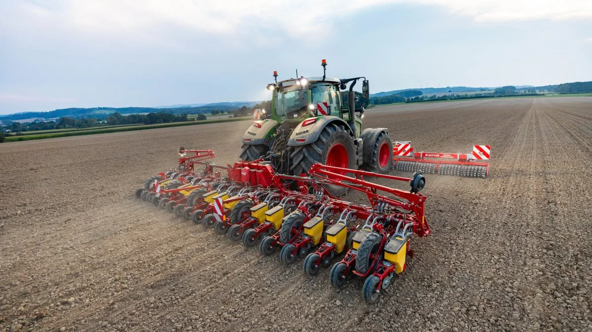 Grimme Matrix fås i både en 12- og som her en 18-rækket version - begge med mulighed for enten 45 eller 50 centimeter rækkeafstand. Foto: Grimme 