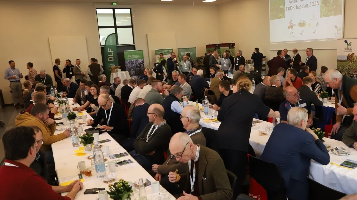 130 deltagere var med, da FRDK holdt generalforsamling og efterfølgende fagligt møde på Dalum Landbrugsskole i Odense. Foto: FRDK 