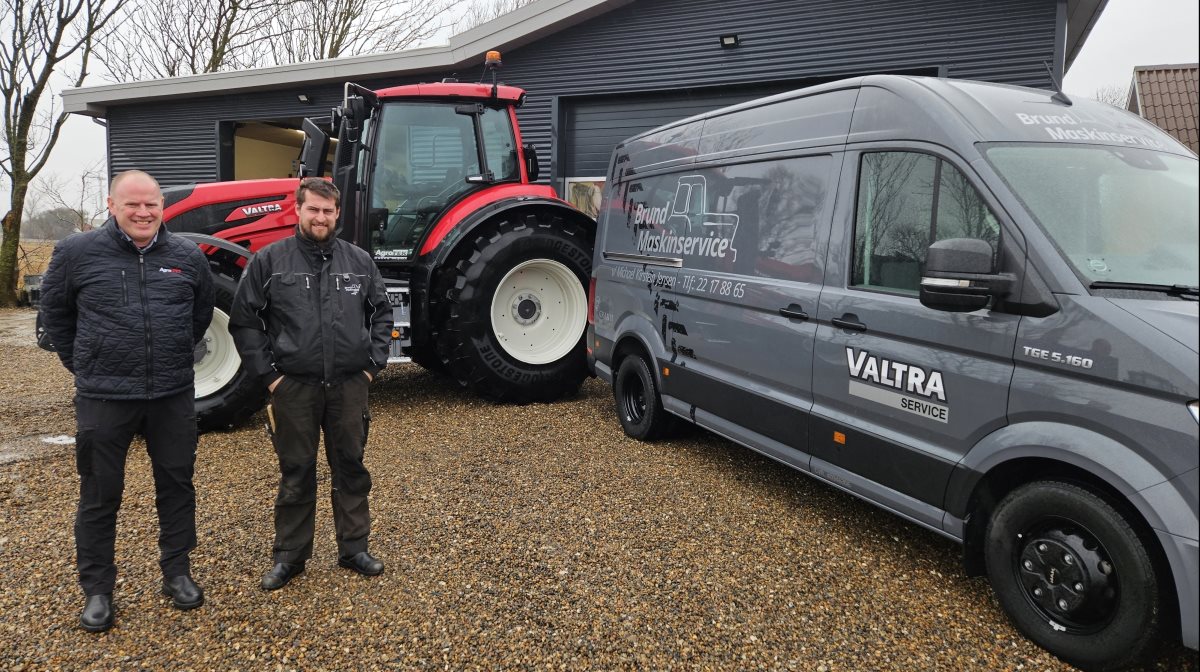 Med Brund Maskinservice som ny lokal servicepartner, håber Agrotek igen at få sparket gang i Valtra-salget i Nordvestjylland.