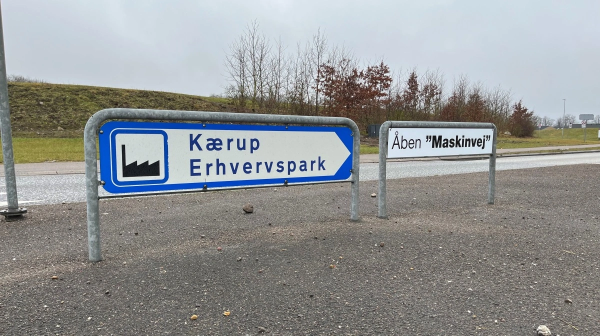 Fem maskinforretninger har adresse på Kærup Parkvej i Ringsted, der for en stund var omdøbt til Åben Maskinvej. Foto: Jesper Hallgren  