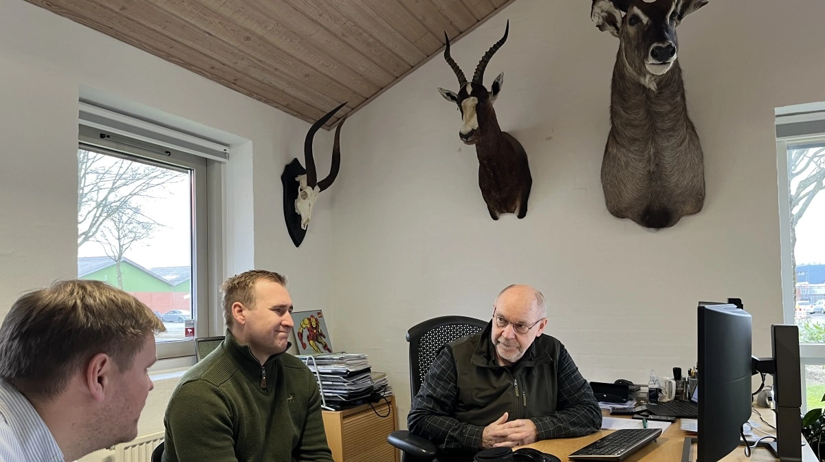 Det tager nogle timer at tilrettelægge markplanen for den kommende sæson. Mødet finder altid sted i Agriconsults lokaler i Hjørring.