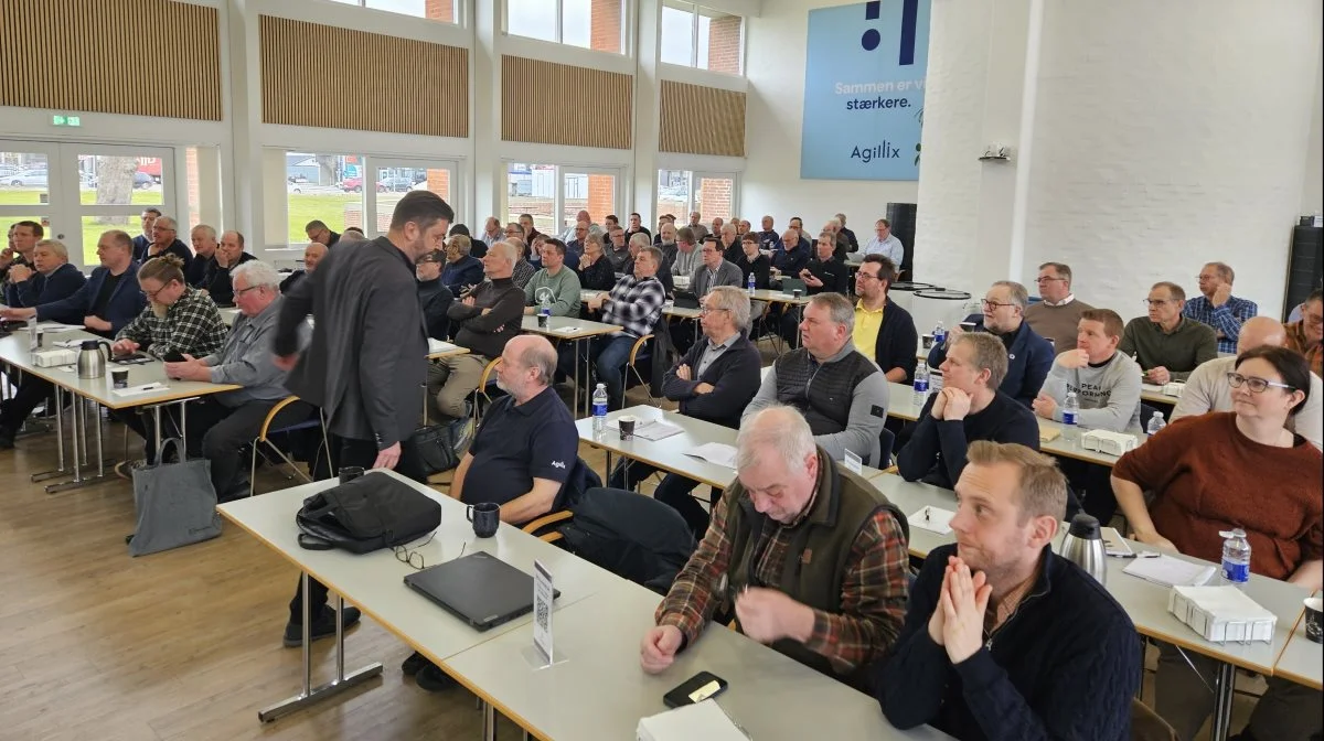 Konferencen om batterier trak fuldt hus i Tårnsalen hos Agillix i Aalborg.