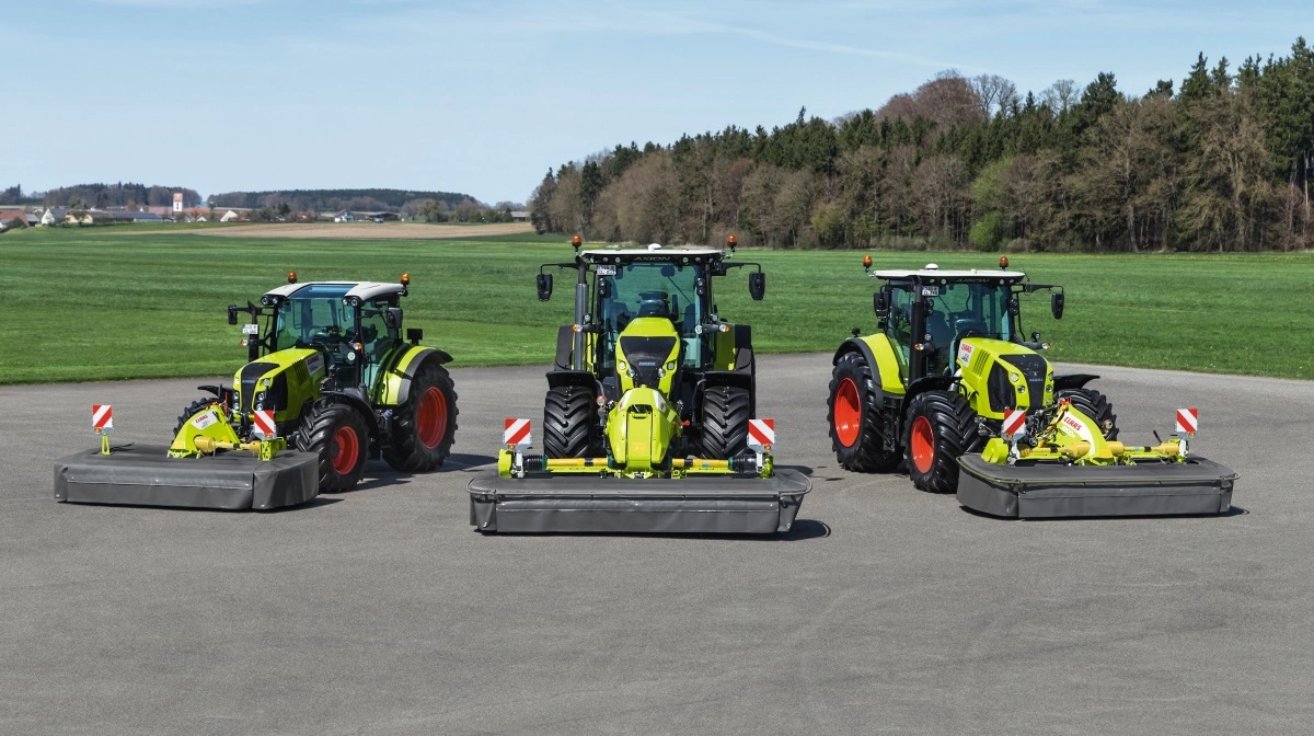 Claas kunne forleden fejre produktionen af skårlægger nummer 250.000 på fabrikken i Bad Saulgau. Pressefoto.