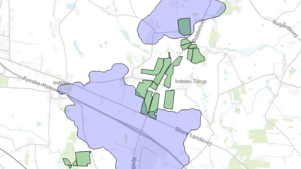 Naturstyrelsen har købt 100 hektar ved Ejby. Kilde: Middelfart kommune