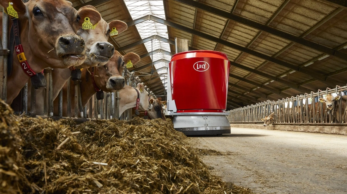 Lely Vector MFR Next, er den nye blande- og fodringsrobot fra Lely. PR-fotos