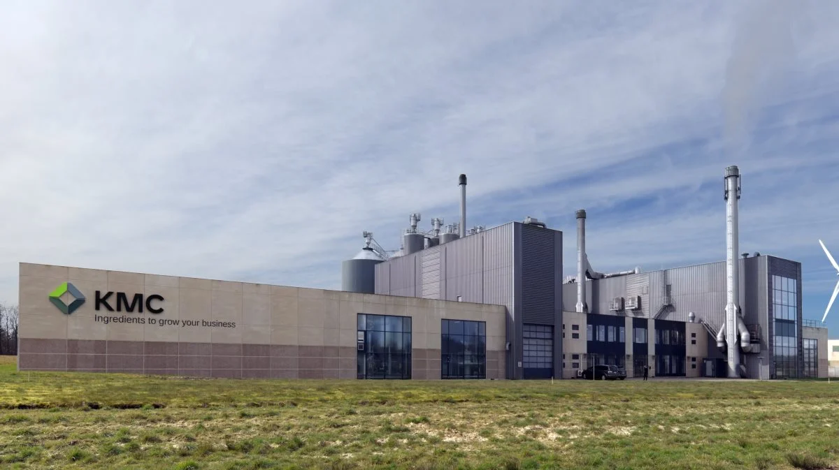 Den midtjyske kartoffelmelsfabrik KMC investerer 300 mio. i en udvidelse af sin fabrik i Brande. Foto: KMC