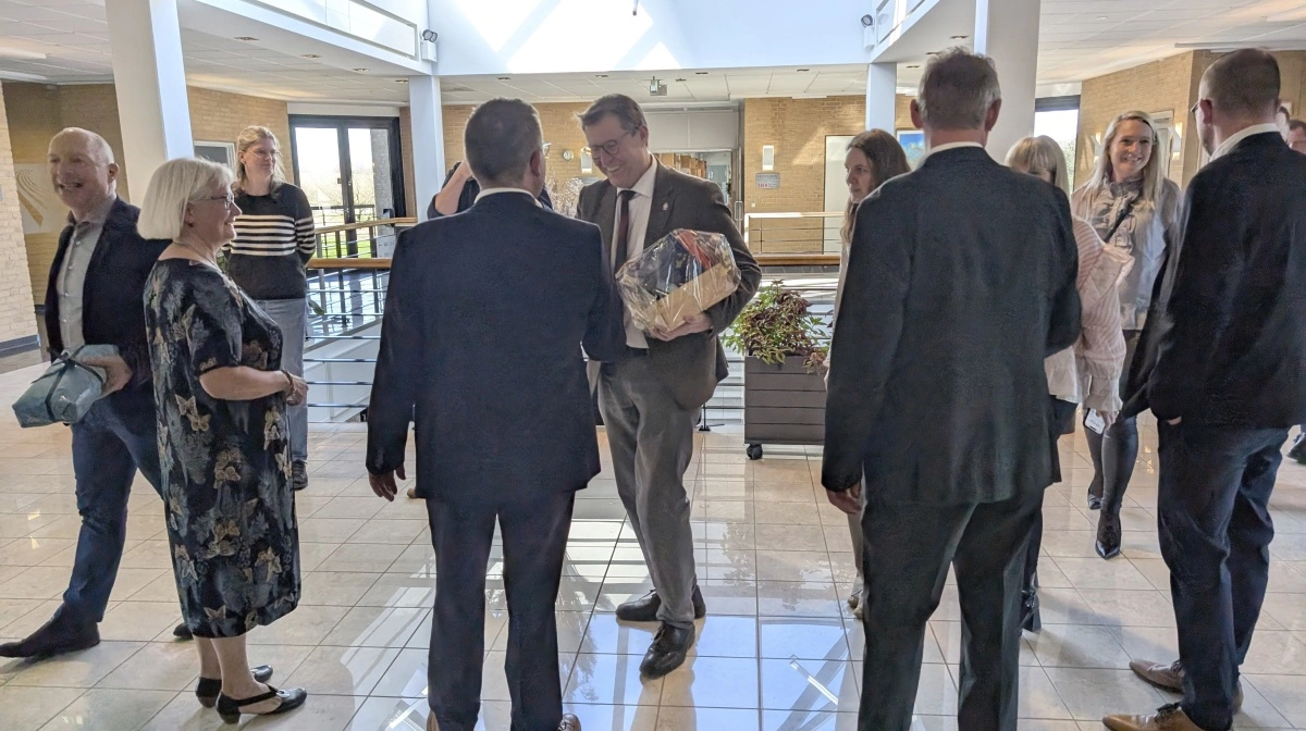 Nyborgs borgmester Kenneth Muhs var blandt gæsterne.