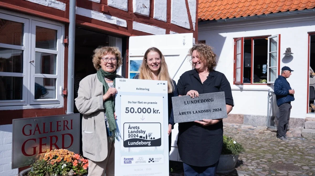 For 29. gang skal prisen Årets Landsby uddeles. På billedet ses sidste års vinder, Lundeborg på Fyn. Pressefoto
