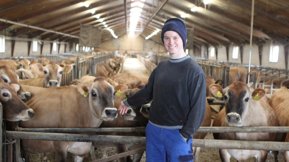 Den seneste prisudvikling på landbrugsjord er godt træls, mener Kristian Ballebye. Han vil gerne overtage jord og have sit eget landbrug, men det nuværende prisniveau gør det svært. Arkivfoto: Christian Carus