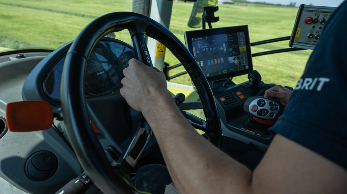 En masse kan styres direkte inde fra CLAAS-kabinen.