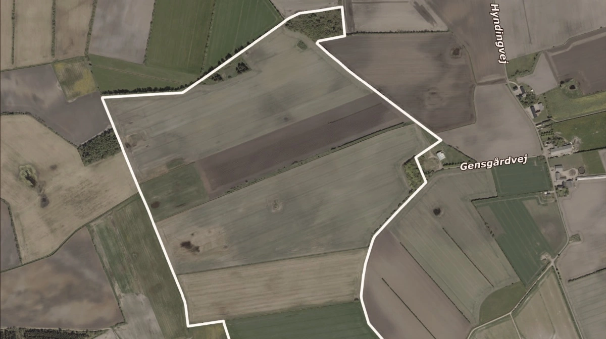 Illustration af planområdet. Foto: Aabenraa Kommune