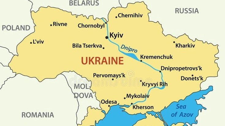 Oleksandr Krasovskys gård ligger nær byen Kharkiv i det østlige Ukraine.