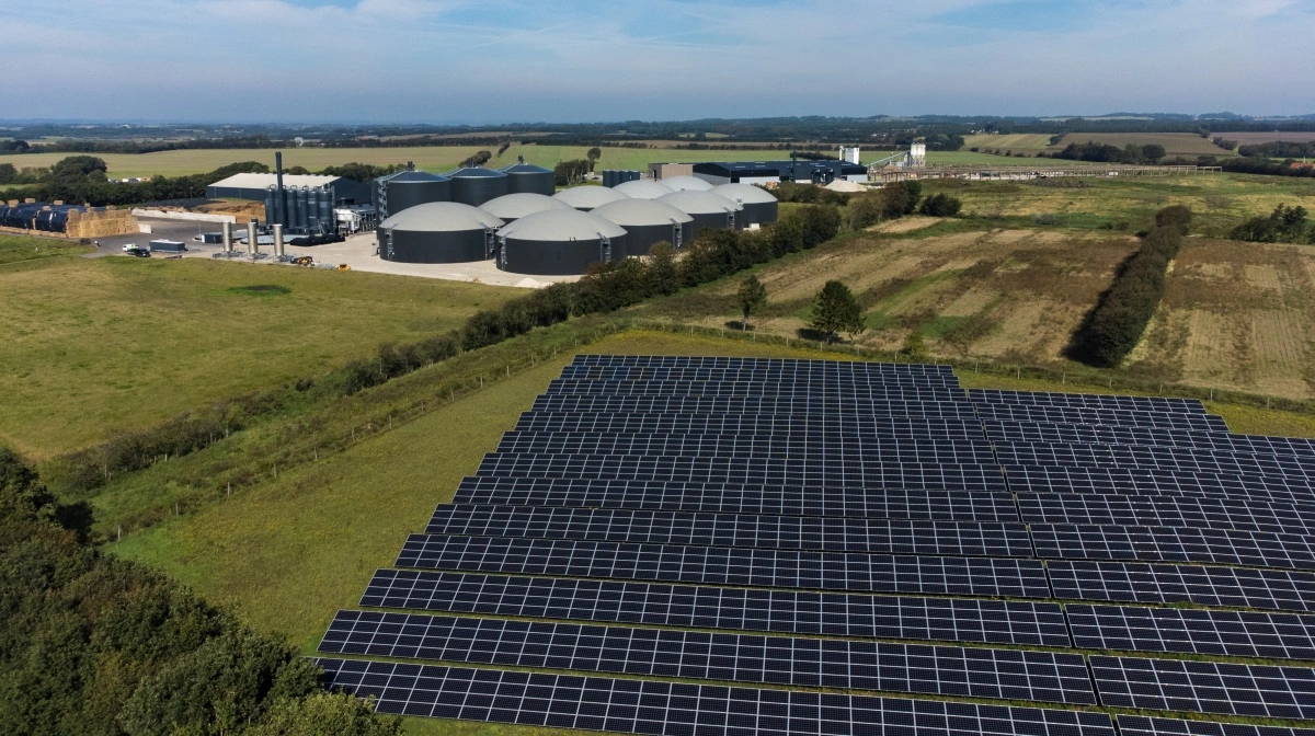 I Brønderslev vil et kommende solcelleprojekt kunne forsyne estimeret 35.500 husstande med energi. Pressefoto
