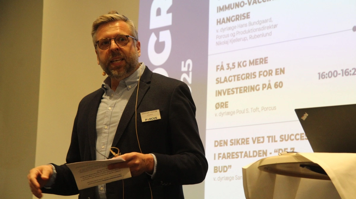 Markante stigninger i slagtesvinenoteringen på det seneste glæder dyrlæge Kristian Viekilde, som øjner fornyet håb for en fremtid for dansk slagtesvineproduktion. Foto: Anne Wolfenberg