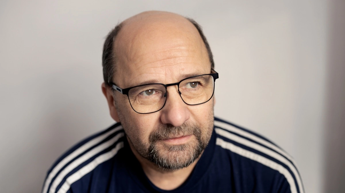 René Spang Jørgensen er vognmand og kommer fra Give. Foto: Tor Birk Trads
