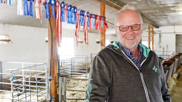 Lars Linding er koordinator for udstillingen af får og geder. Privatfoto