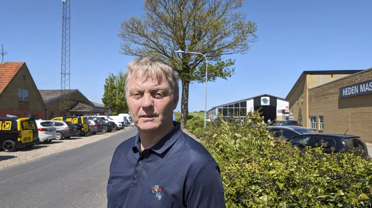 - For os giver det mening at være med på dyrskuet, for at pleje relationerne og have en uformel hygge med kunderne og dyrskuegæsterne, påpeger direktør Lars S. Kristiansen, Heden Maskinforretning. Arkivfoto: Erik Hansen