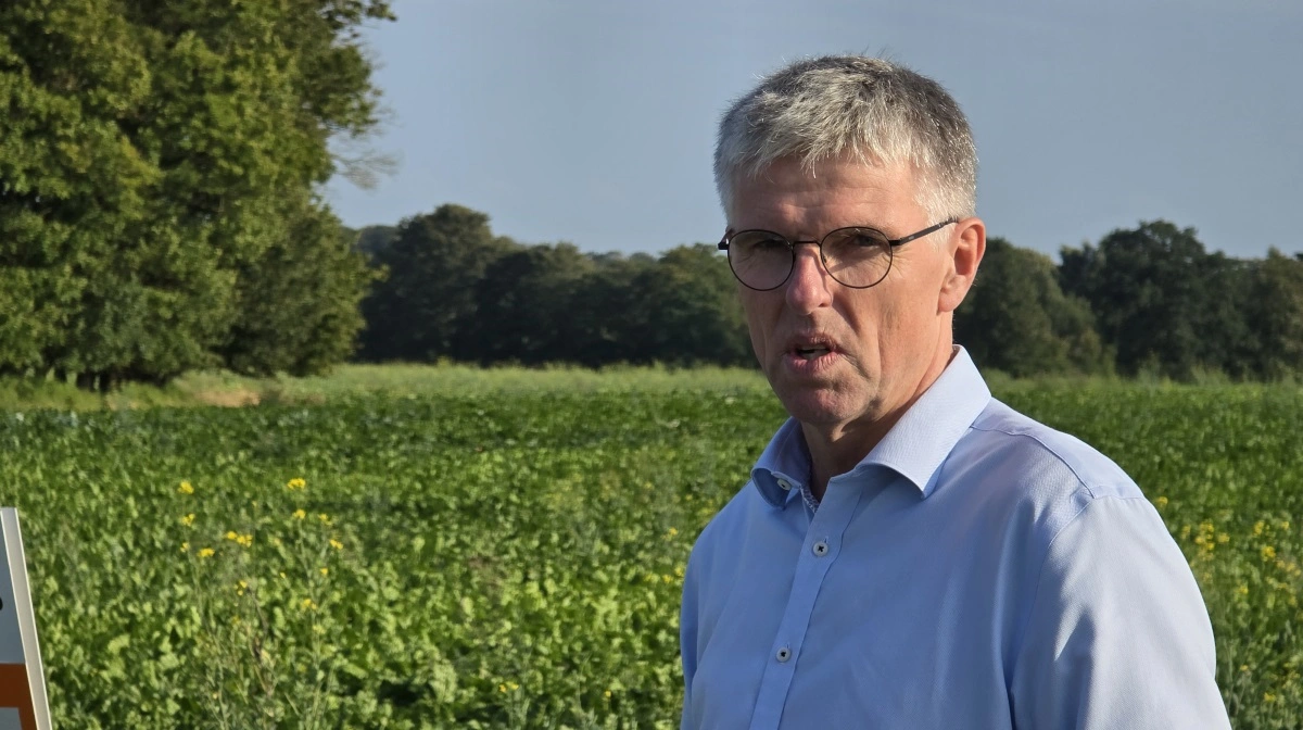 Efter lang tids forgæves dialog har Danske Sukkerroedyrkere med formanden Troels Frandsen i spidsen nu overbragt sagen til voldgiftsretten. Kravet mod Nordic Sugar er opgjort til 127 millioner kroner. Arkivfoto: Jørgen P. Jensen