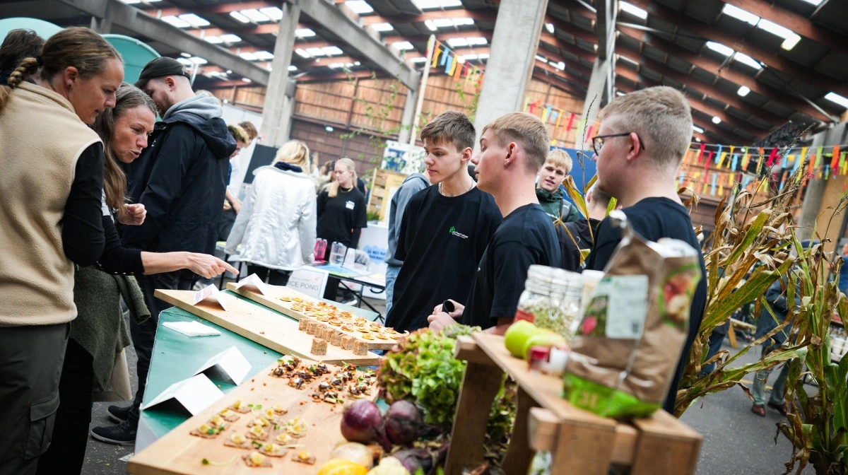 Fødevareområdet videreudvikles i samarbejde med elever i 2025. Foto: Green Innovation Week