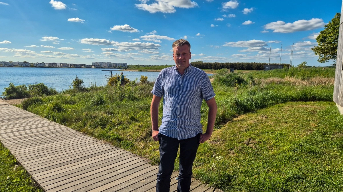 Morten Agger, næstformand i Fjordland, er glad for, at Jeppe Bruus besøgte den lokale trepart. Det sender et stærkt signal, mener han.