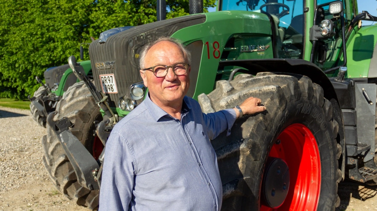 Under Mogens Worre-Jensens ledelse er antallet af hektar i Dansk Landbrugs Share Farming A/S vokset til knap 7.000 hektar fordelt på 13 ejendomme. - Det undrer mig, at sharefarming ikke er mere udbredt i Danmark, siger han. Foto: Morten Ipsen