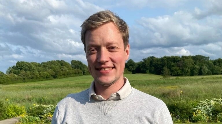 Jonas Ellitsgaard er ny formand for Hjørring Dyrskue. Foto: Privat