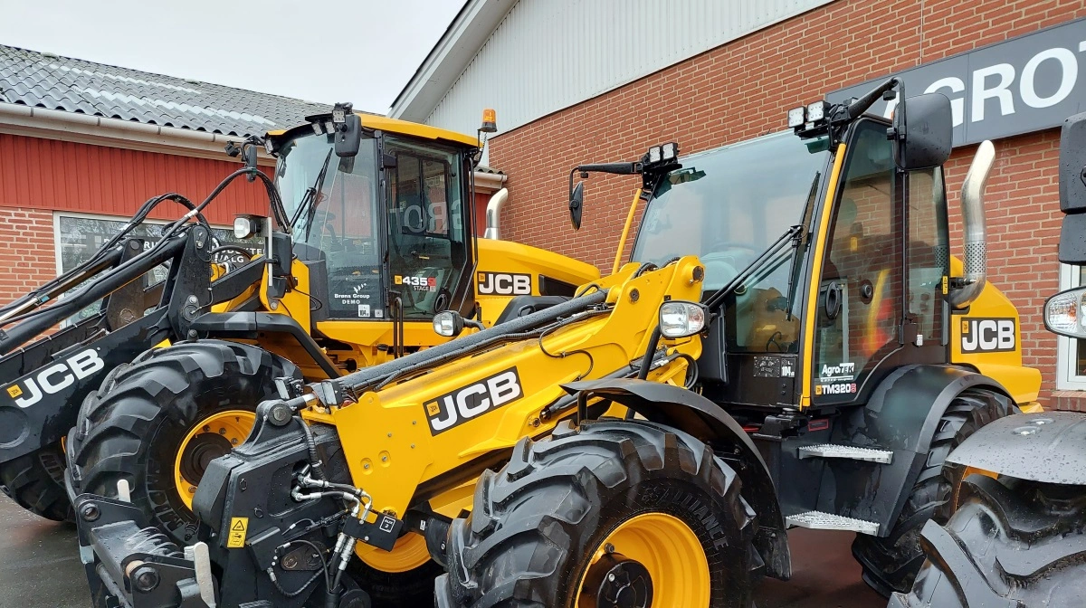 Generhvervelsen af de velkendte gule maskiner af mærket JCB har overgået forventningerne hos den Hobro-baserede maskinhandler. Arkivfoto