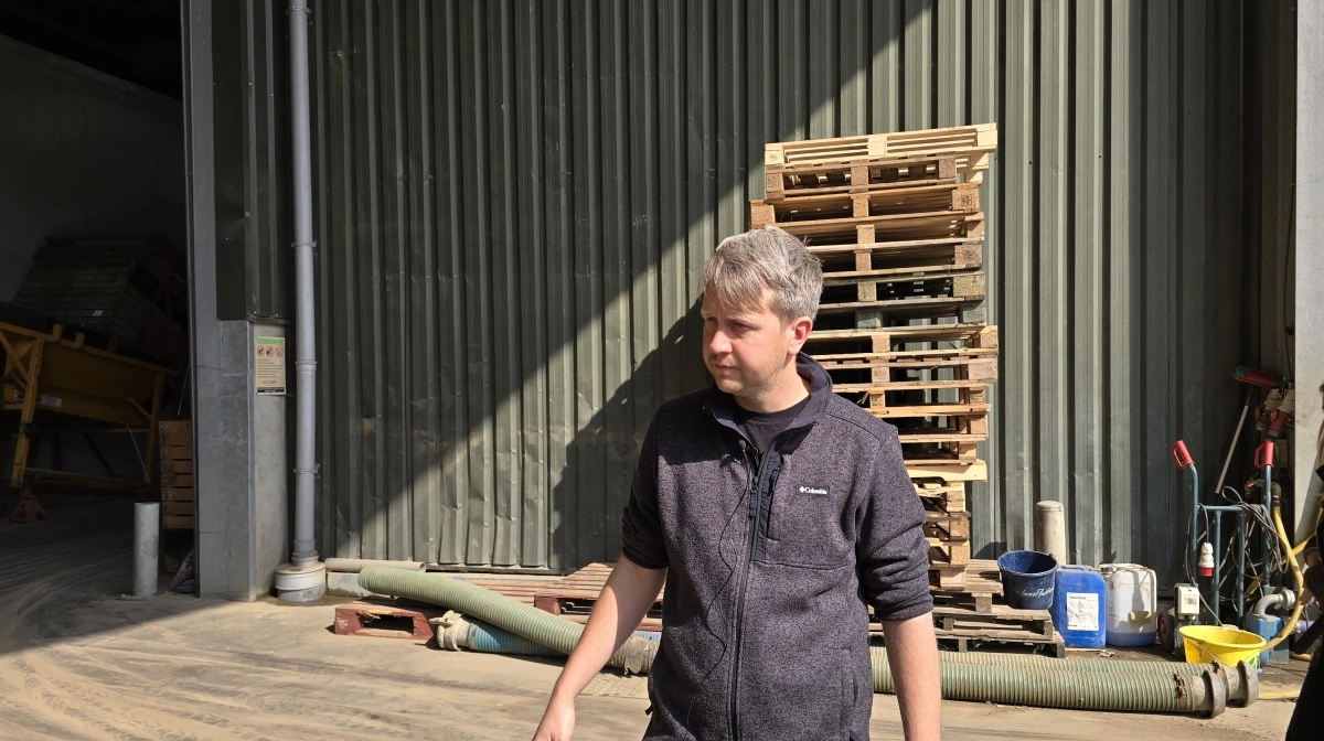Sam Magnus har tidligere været formand for den belgiske Landboungdom, men koncentrer sig nu om hans landbrug og familie med to små børn. Fotos: Jørgen P. Jensen