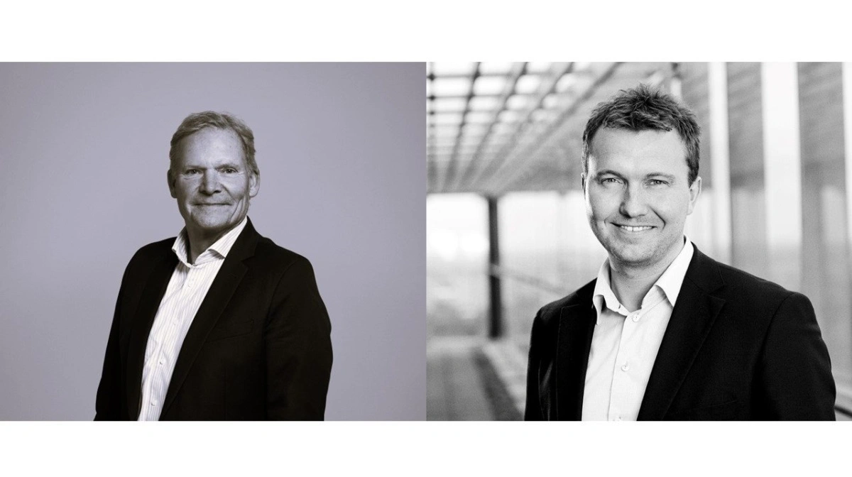 Fra venstre: Morten Holm overlader direktørstolen i ESS-Food til Anders Boecker Pedersen. Foto: Danish Crown