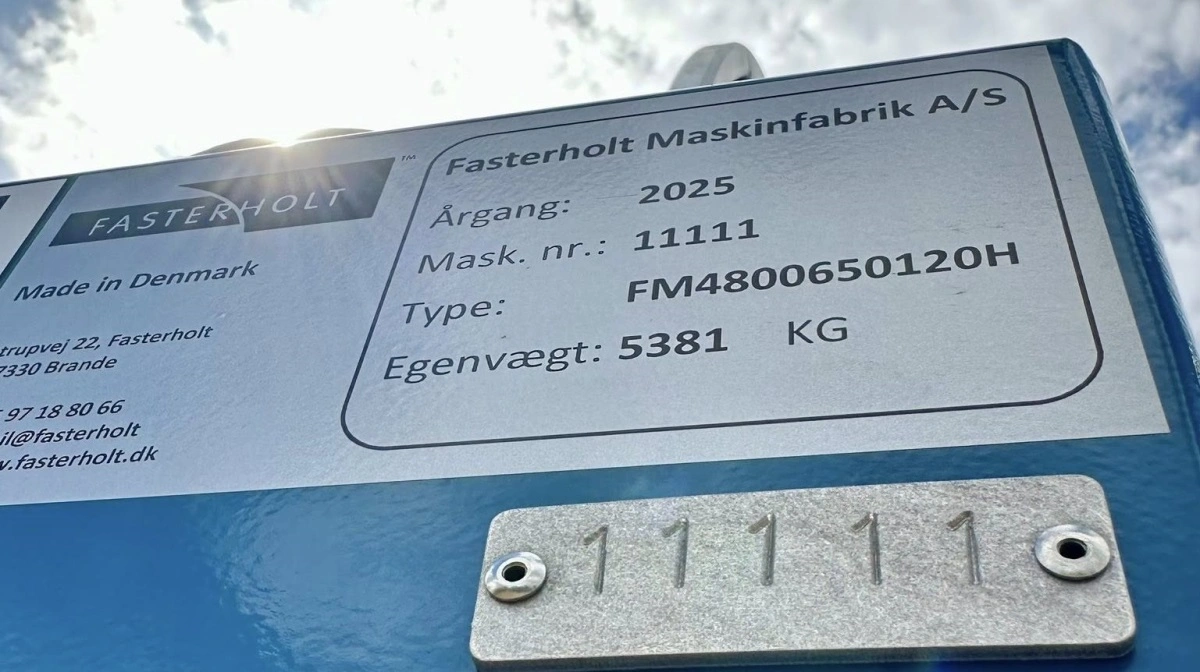 Det tog Fasterholt 50 år at nå til maskine nummer 11.111. Virksomhedens egne fremskrivninger viser, at der kun går 20 år, før maskine nummer 22.222 er blevet bygget. Pressefoto