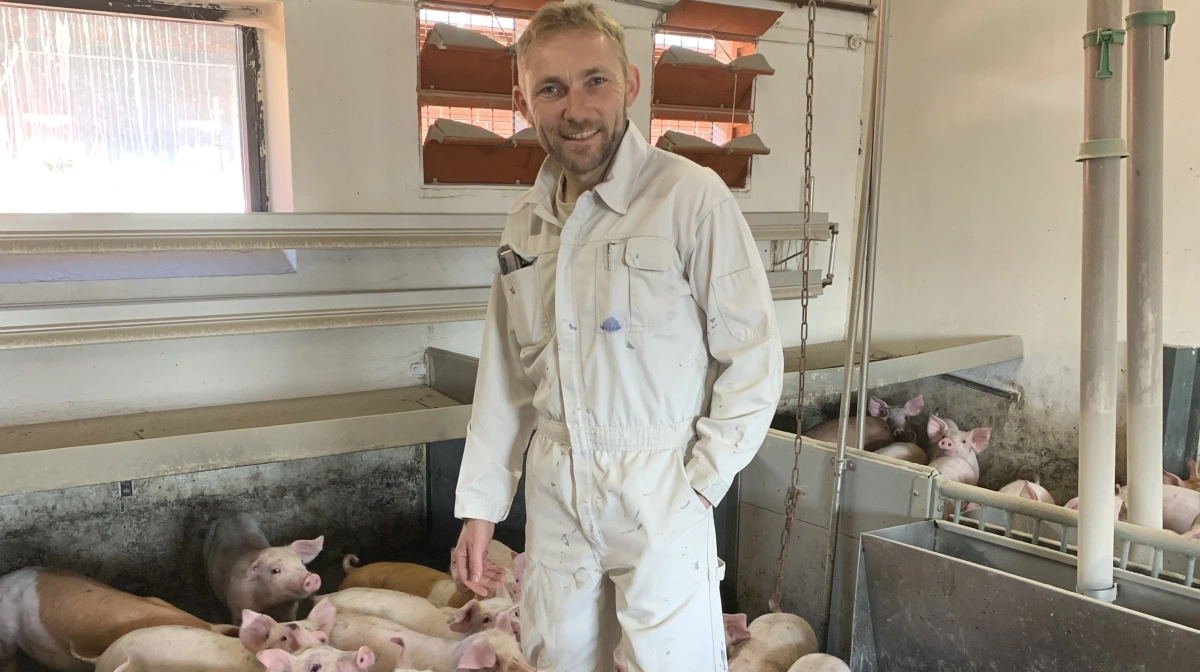 Thomas Olesen er ejer af Pilegaard på Djursland. Foto: Topigs Norsvin