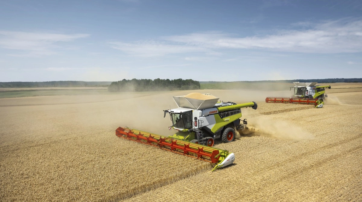 Fremover er der MAN-motorer i hele Claas Lexion 8000-serien, som nu også omfatter en ny lillebror i form af Claas Lexion 8500. Foto: Claas