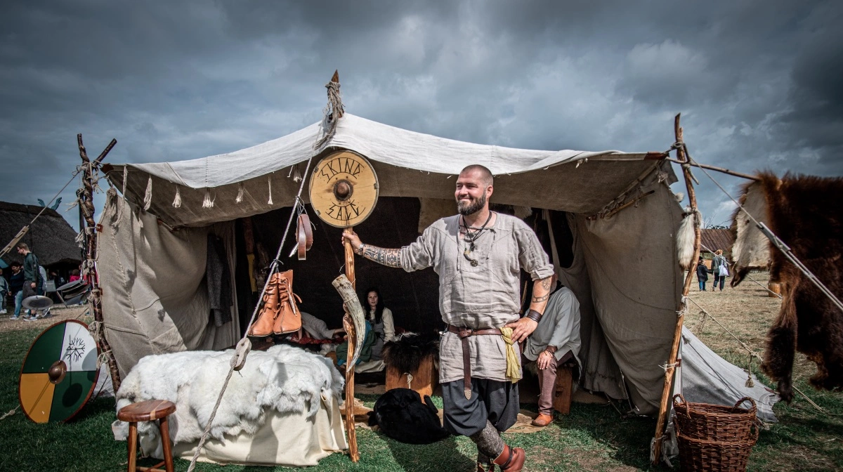 Vikingerne var mere landmænd og handelsfolk, end de var krigere. Fotos: Bork Vikingehavn