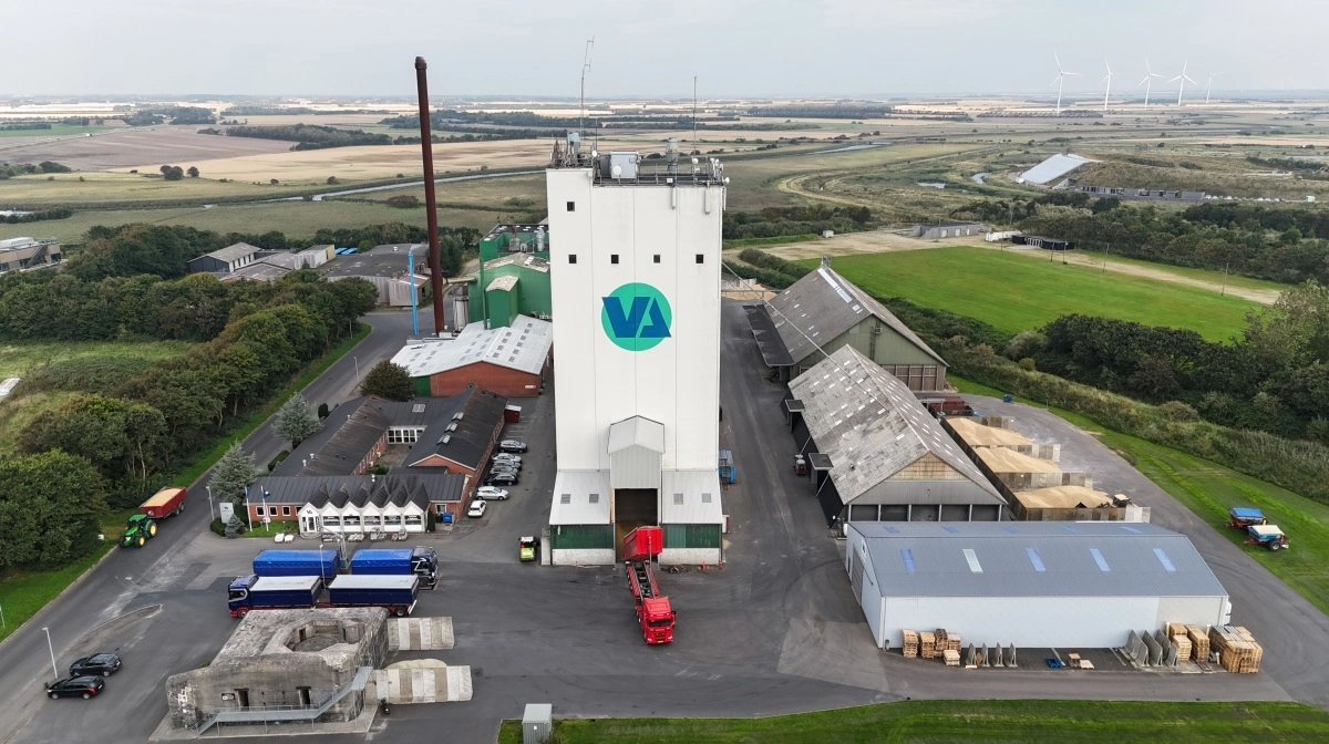 Vestjyllands Andels afdeling i Ringkøbing er et af de steder, hvor man gør klar til at modtage store mængder korn de kommende uger.
