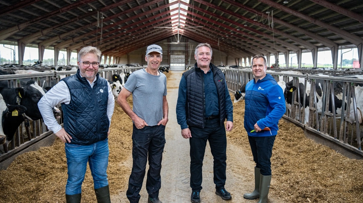 Fra venstre: Simon Skaarup Jensen, Herman Oerlemans, Frank Skov Hansen og Tyler Turner.