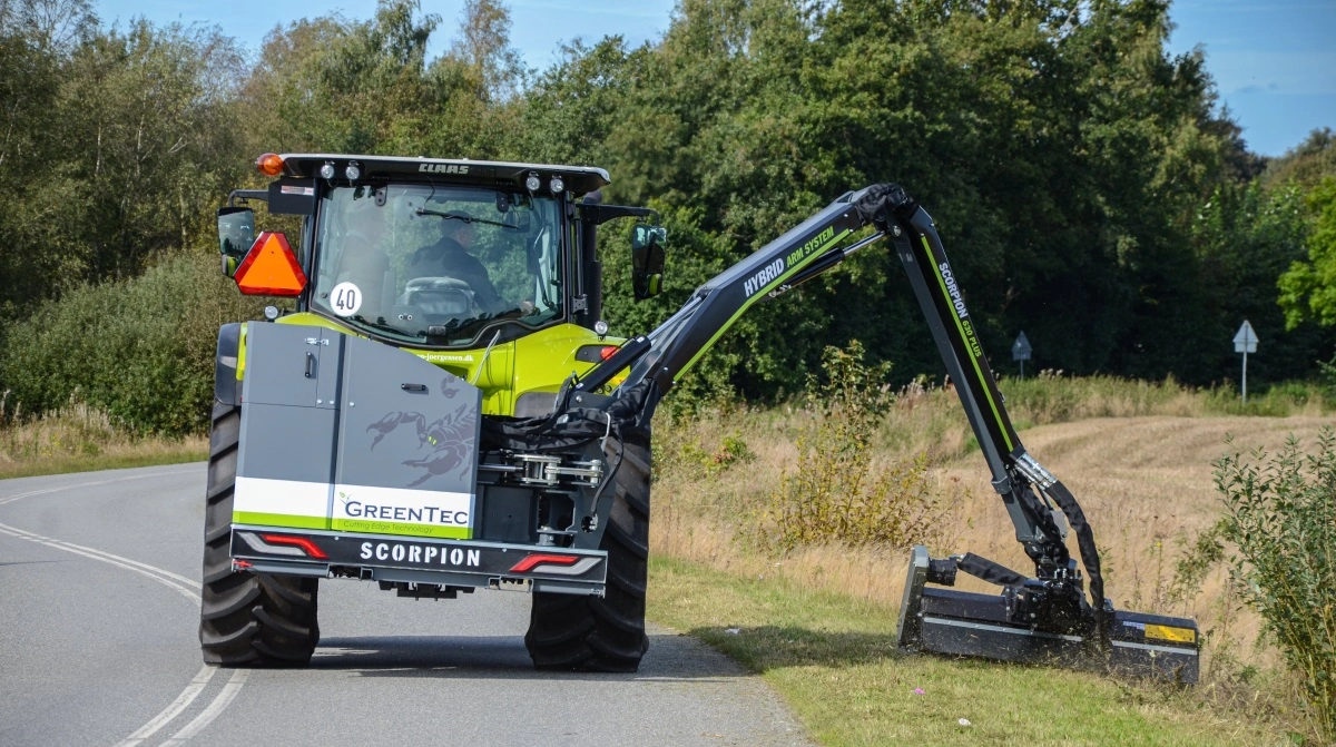 Greentec ved Kolding har netop erhvervet det britiske maskinmærke Razorback, og styrker dermed deres position i Storbritannien. Fotos: Greentec A/S