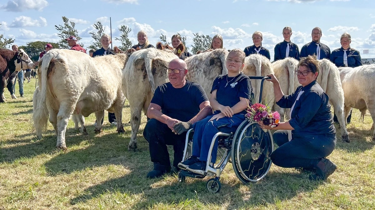 Mirjam og Frank gav hinanden deres ja på Aulum Dyrskue. Privatfoto
