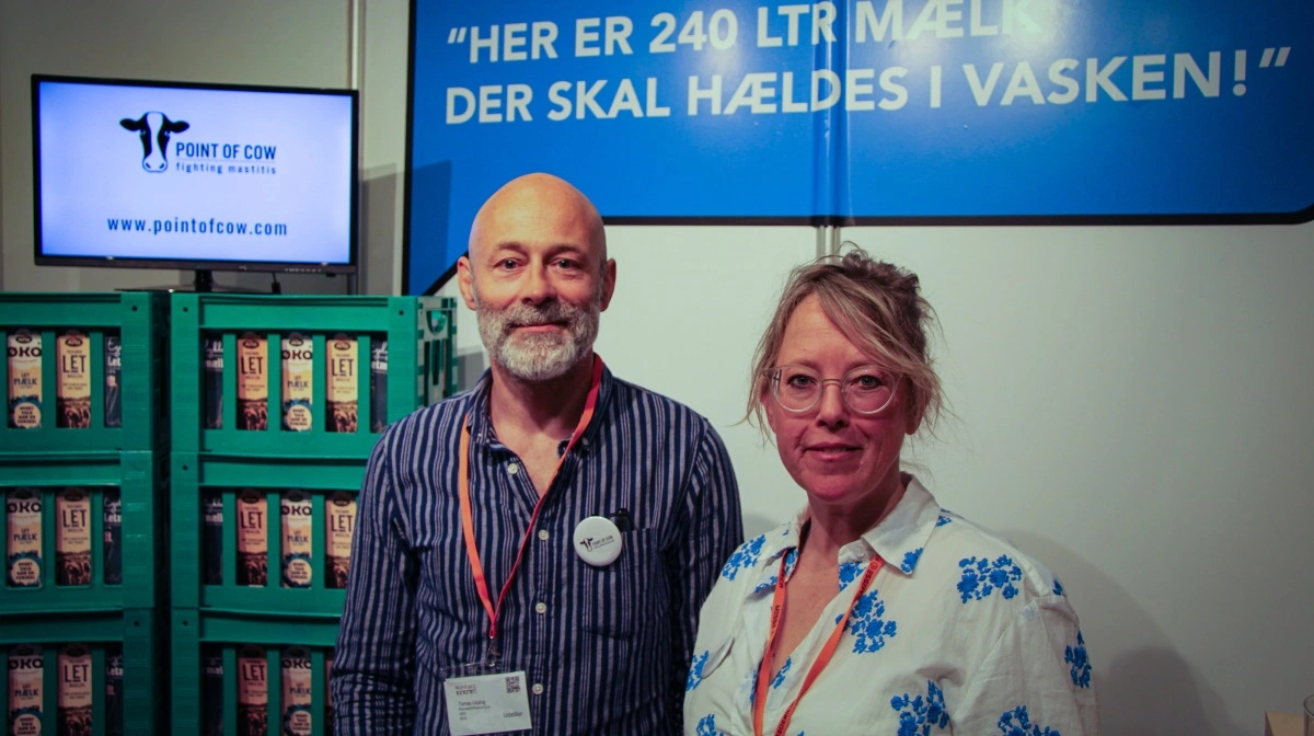 Tomas Ussing og hustru Christina Widholm fra Point of Cow. Arkivfoto: Anne Wolfenberg