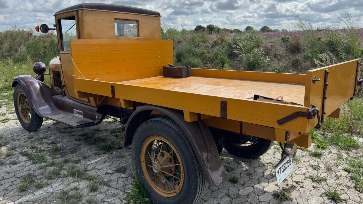 Ford Model AA fra 1929 – et stykke rullende kulturarv med både arbejds- og tv-historie. Fotos: Klaravik