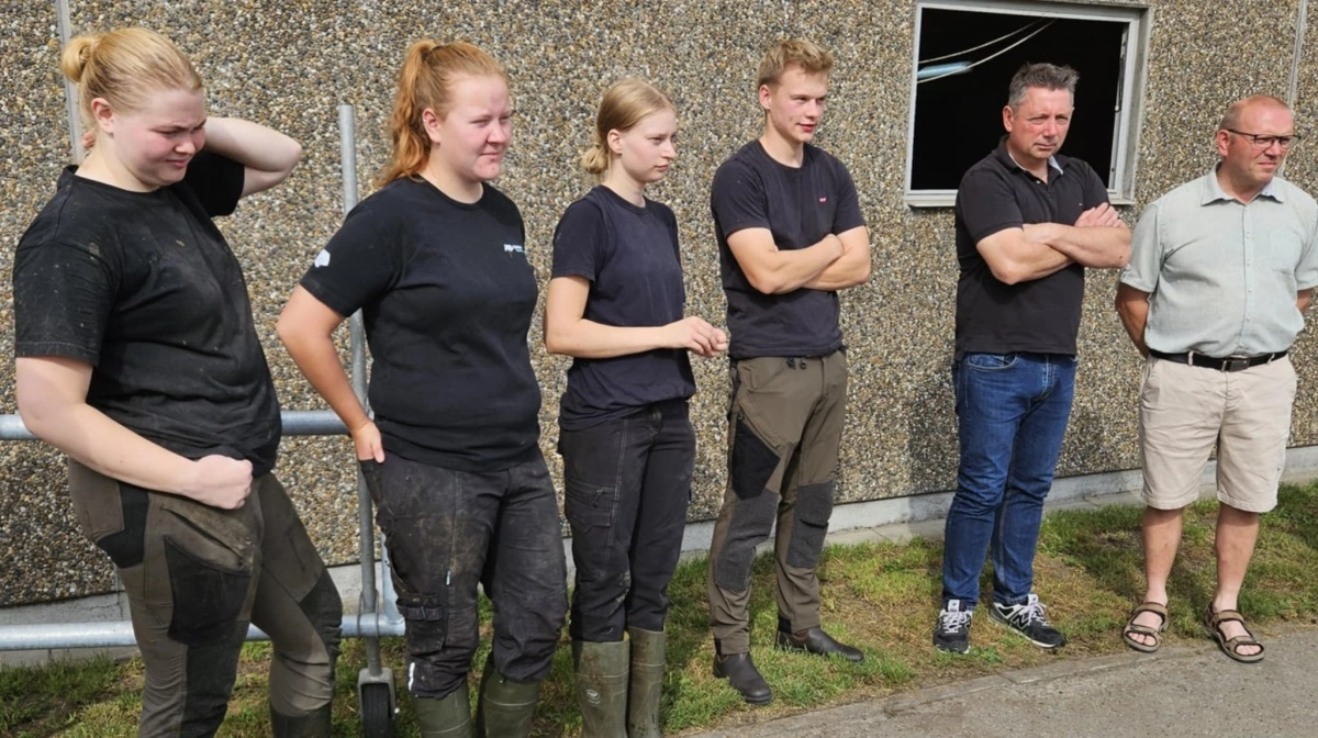 Blandt de deltagende var de ansatte på Juulsgaard samt Dennis Stentebjerg, Hofmansgave, og Torben Hansen, Lykkesholm.