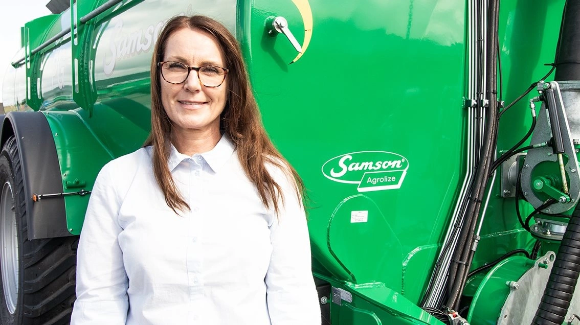 Charlotte Villum Henneberg tiltrådte som adm. direktør i Samson Agrolize A/S den 1. august. Foto: Samson Agrolize 