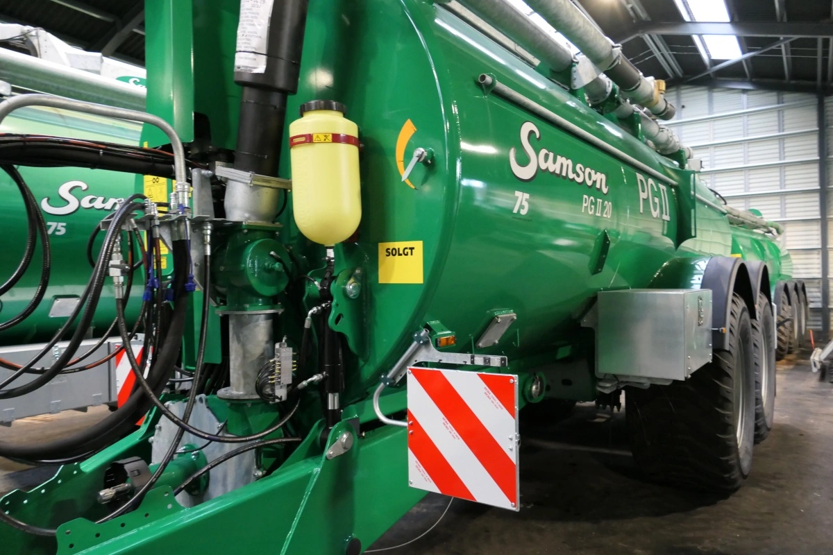 Samson Agrolize producerer og sælger blandt andet gyllevogne, slamsugere og spulere. Arkivfoto