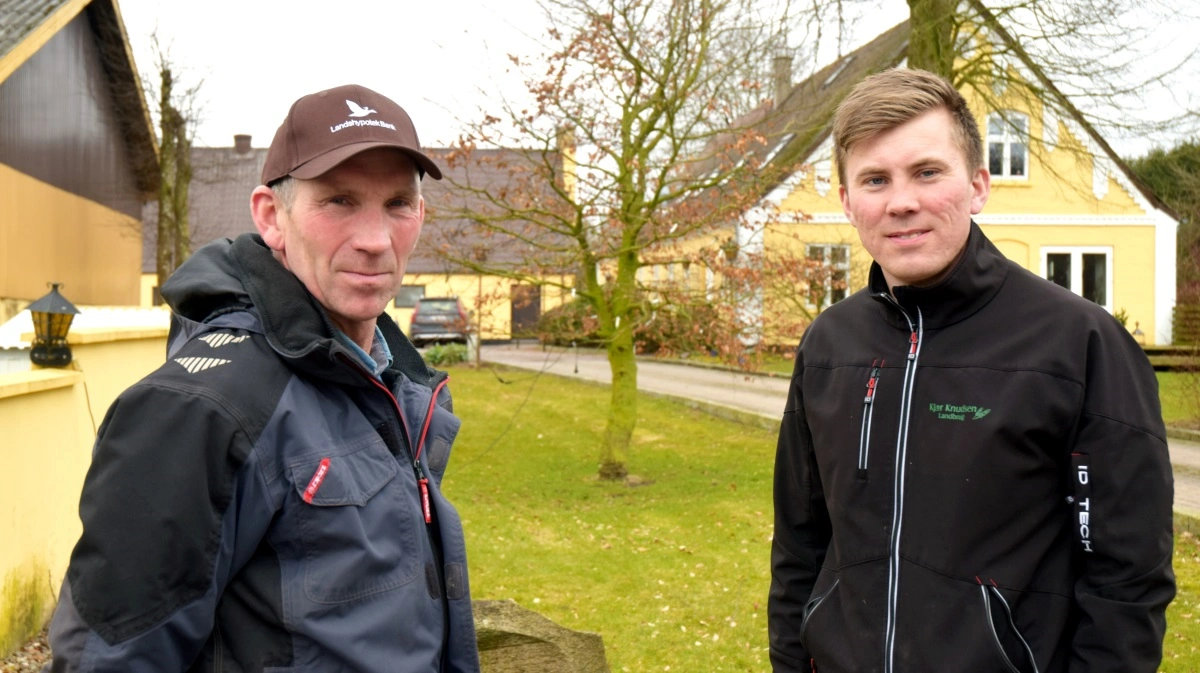 Peter Kjær Knudsen, Hvalsø på Midtsjælland, leverer årligt omkring 200.000 slagtesvin til Danish Crown sammen med blandt andre sønnen Kim Kjær Knudsen. Arkivfoto: Morten Ipsen