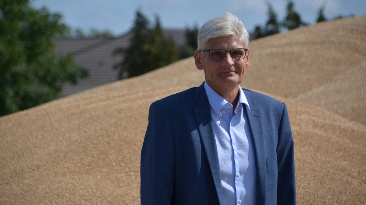 Det høje tempo i høsten har lagt pres på Danish Agros lager- og logistikfolk, men det har været sjovt, melder Henning Fogh, grovvaredirektør i Danish Agro. Arkivfoto