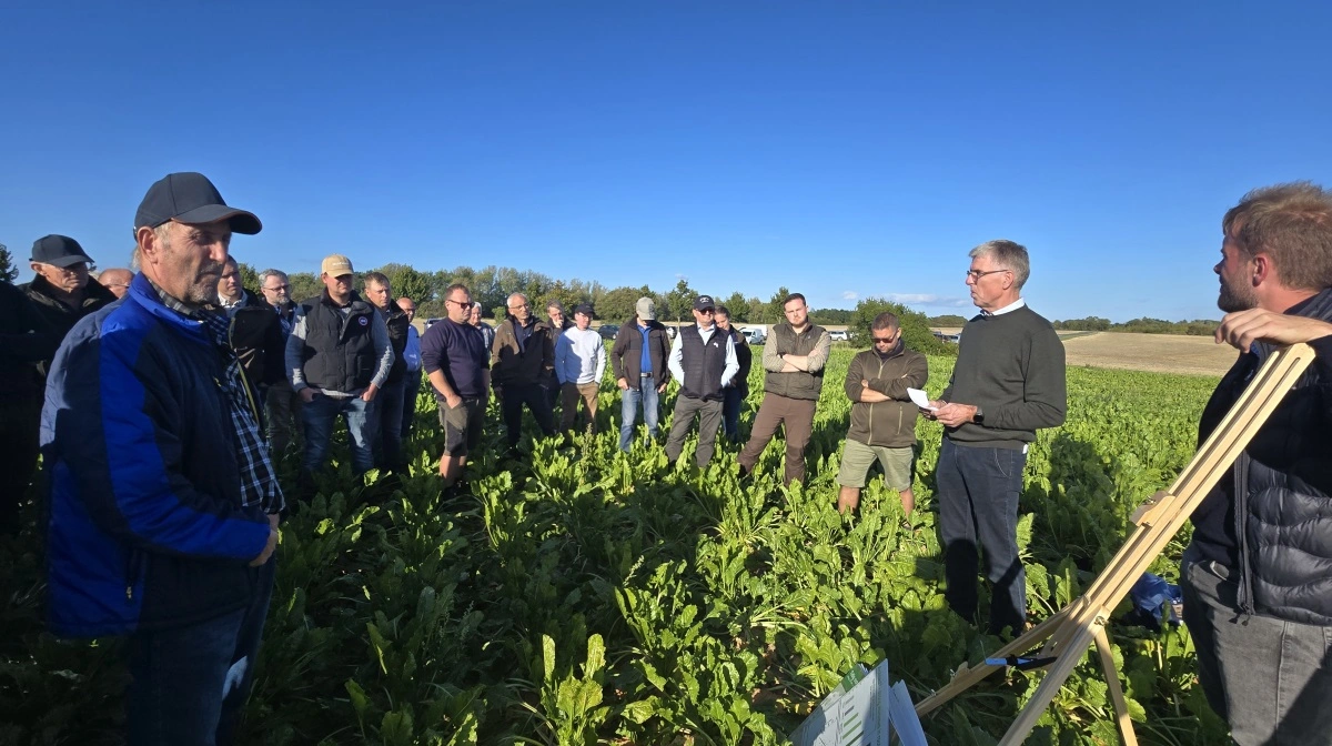 En række forhold er imod dyrkernes forhandlingsposition i kontraktforhandlingerne med Nordic Sugar, kunne Troels Frandsen orienterer om. Fotos: Jørgen P. Jensen